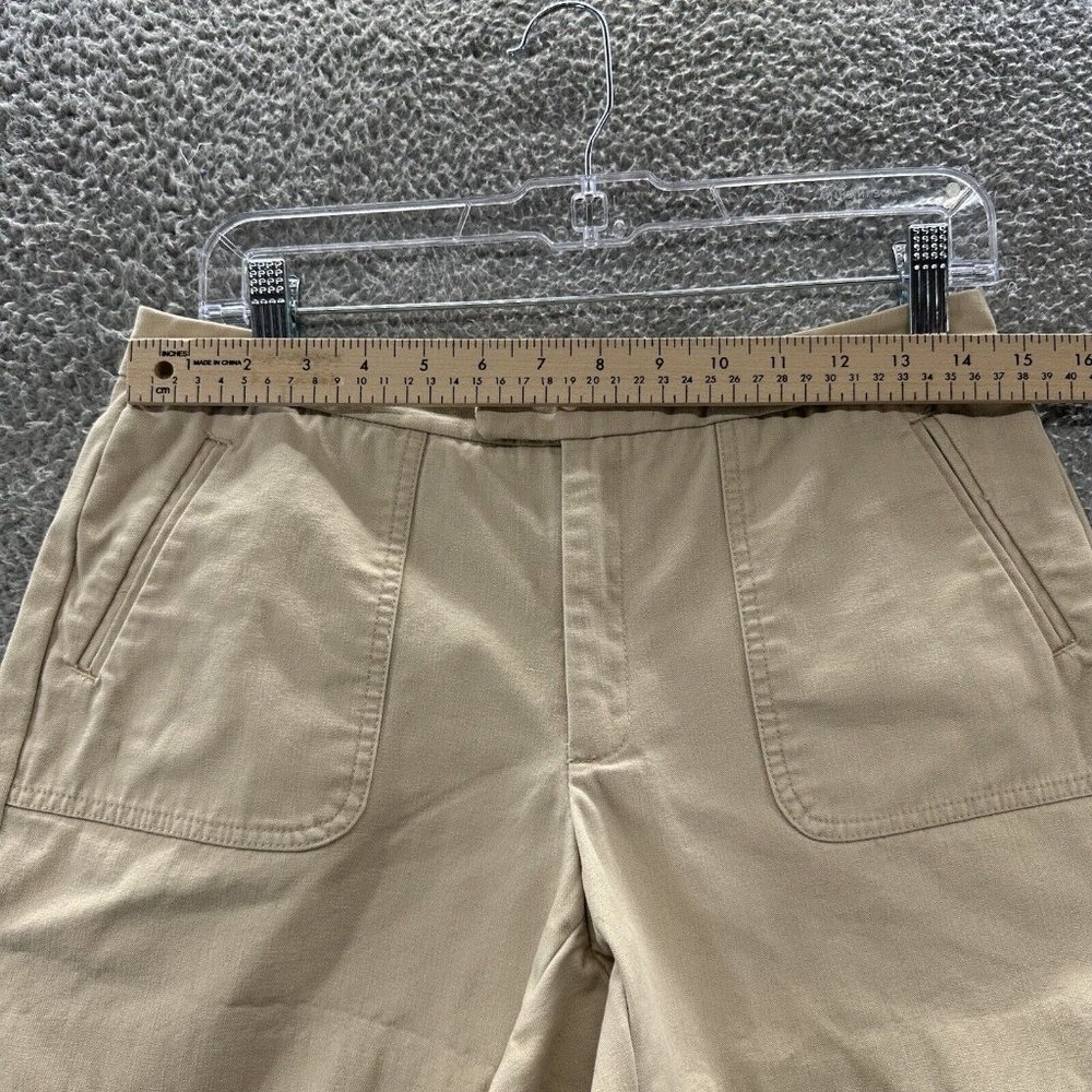 Banana Republic Shorts Women's 4 Tan Khaki Chino Shorts Ladies 4 - Picture 6 of 12